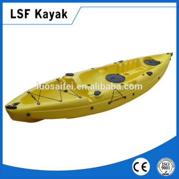 rotomold small plastic fishing kayak single sit on top cheap kayak with fishing Finder Hole