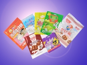 candy packaging pouch, high gloss prinitng quality,good barrier