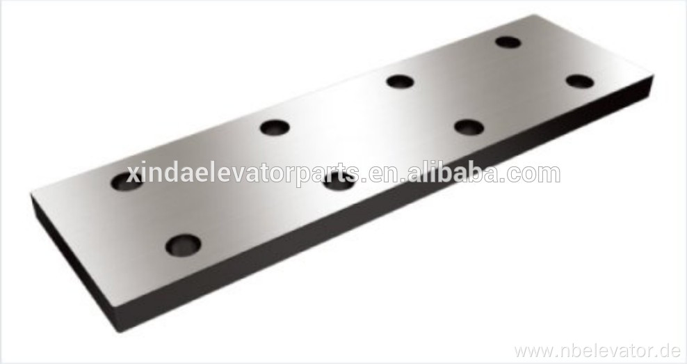 Fish plate for Guide Rail for elevator spare part