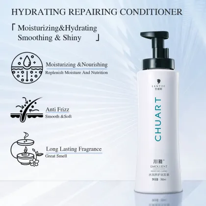 Top Shampoo and Conditioner Set for Wavy, Curly, Coily Hair with Elastin