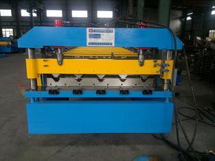 5.5kw Roof Sheet Roll Forming Machine with Touch Screen PLC