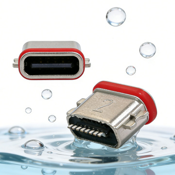 IPX6 Αδιάβροχη υποδοχή 8 ακίδων TYPE-C