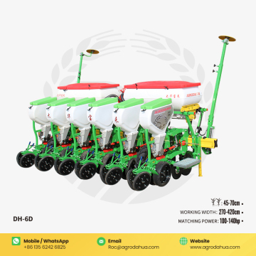 6-Row Precision Planter with Adjustable Row Spacing