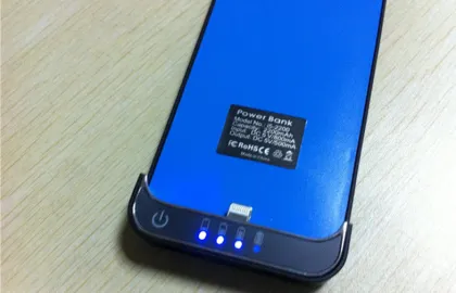 Blue Mophie Case Charger 2200mah Iphone 5 External Battery Charger