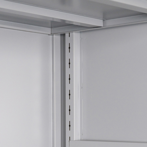 Heavy Duty Storage Cupboards Gray 2 Doors