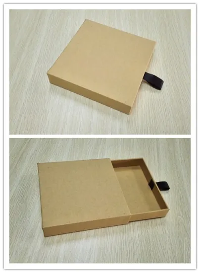 Folding drawer mascara paper box