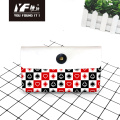 Popular simple color embroidery partysu pu pencil case