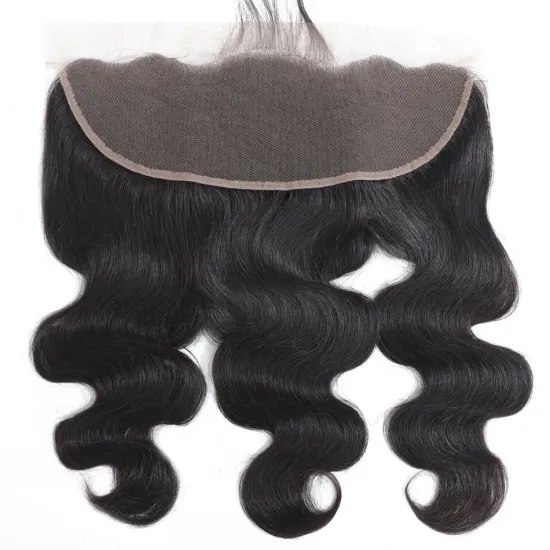 Cheap Price Swiss Lace Frontal 13x4 With Baby Hair Pre Plucked Body Wave Cuticle Aligned Brazilian Virgin Hair Closure Frontal