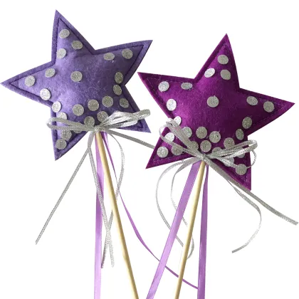 Magic Wand Angel Purple Fairy Wands Sticks