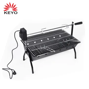 Factory Sale Outdoor Commercial Cyprus Charcoal Rotisserie Rotating BBQ Grill