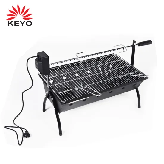 Factory Sale Outdoor Commercial Cyprus Charcoal Rotisserie Rotating BBQ Grill
