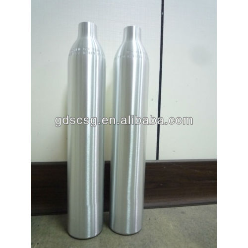 Cilindro de aluminio de 0,6 L (cilindro de aluminio de 425 g CO2) / cilindro de agua con gas