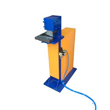 Sheet Metal HVAC Duct Notching Machine - Pneumatic Foot Pedal Corner Cutting