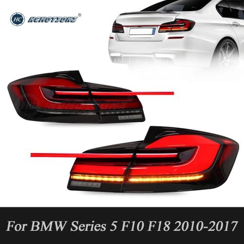 Luces traseras LED de Hcmotionz para BMW Series 5 F10 F18 M5 2011-2017 con luz del maletero