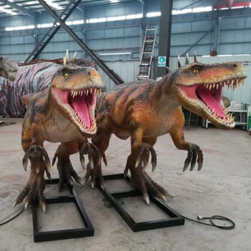 Life Size Velociraptor Model for Sale