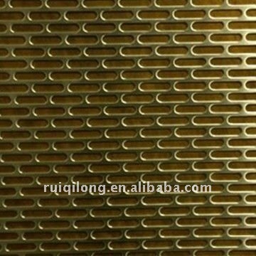 perforated metal sheet slot hole
