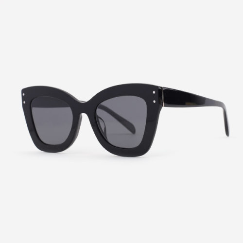 Cat Eye Slim Acetate Women's Sunglasses