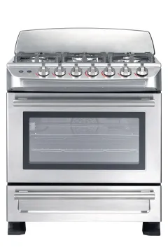 Commercial 5 Burner Gas Stove with Bakery Oven