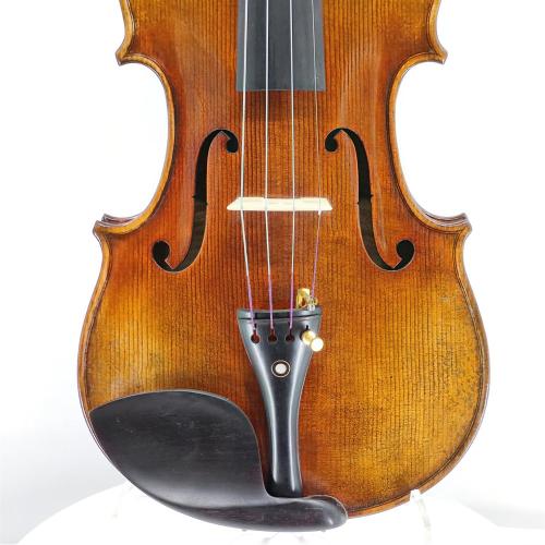 Ren handgjord oljemålning utförande professionell fiol