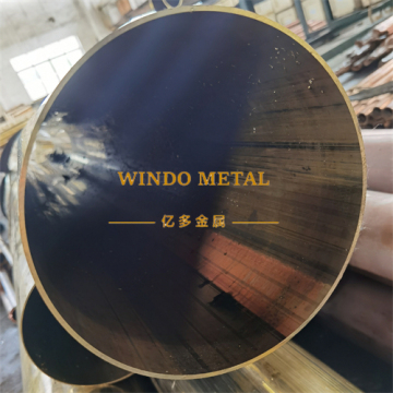 Marine exhaust system large brass tubing