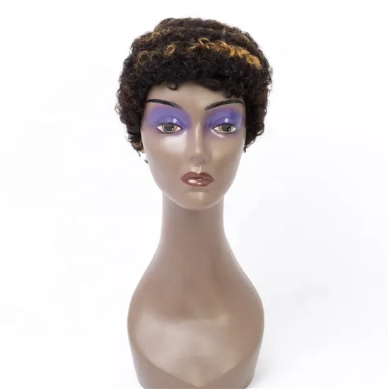 Most Popular Afro Bob For Black Women Hair Texture Rich Production Experience   Short Curly Human Hair Wig