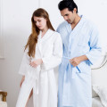 Hotel Shawl Collar Cotton Waffle Bathrobe