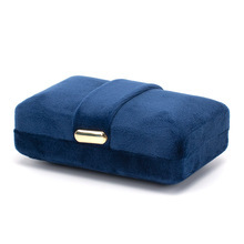 Custom logo Green Velvet Travel Storage Box