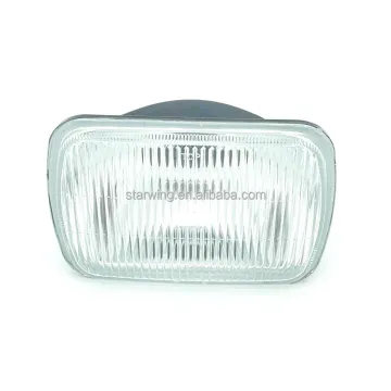 Factory Wholesale 5x7 Inch Square Black Metal Semi Sealed Beam Auto Lamp for Tractors (H4 Bulb)