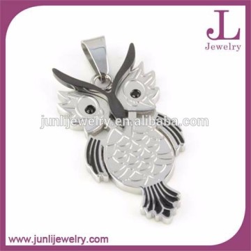 2015 CZ Owl Necklace Pendant Stainless Steel Wholesale Pendant