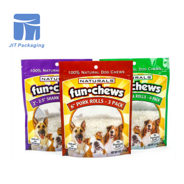 Bolsa de empaque de bocadillos para mascotas