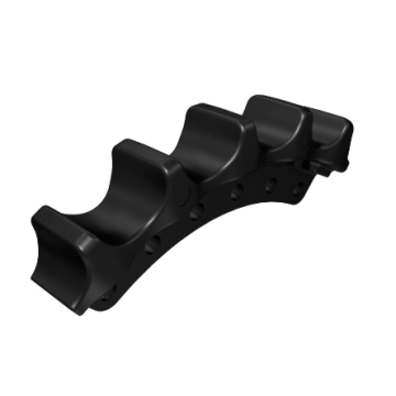 The driving gear block of the D9R bulldozer is 499-2970, and the chassis components of the bulldozer.