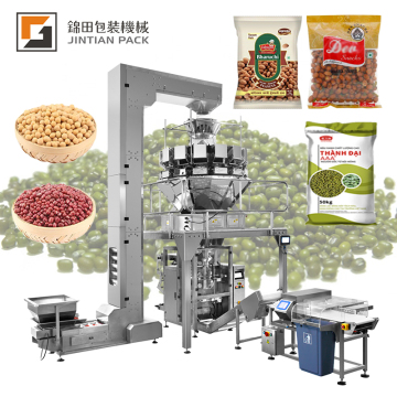 Multi Head Weigher for Pet Food, Animal Feed, Coffee Beans, and Frozen Peas Automatic Packing Machine