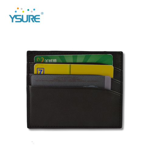 New Men Pu Leather Business Card Holder