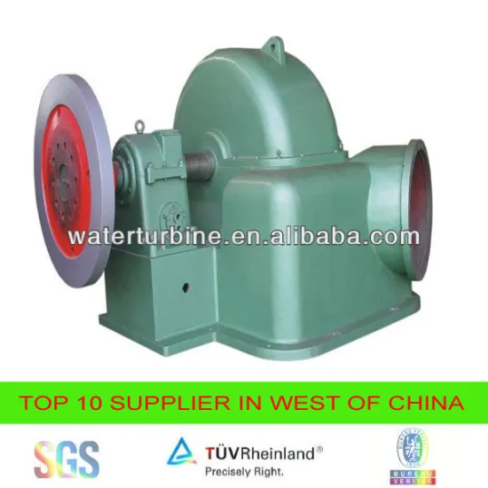 high quality pelton turbine generator for small/medium power plant