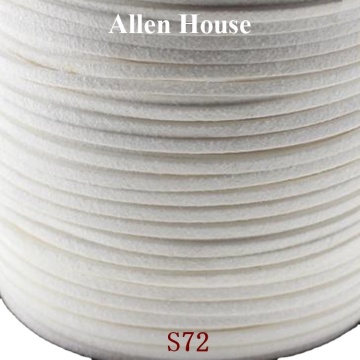 Best Quality Factory Price White Faux Suede and PU Leather Cord for DIY Jewelry