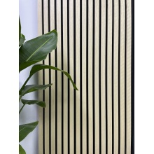 Acoustic slat wall panel natural oak
