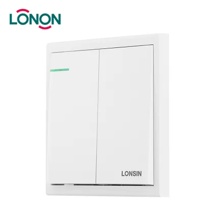 London Brand Two Way Wall Switch Socket