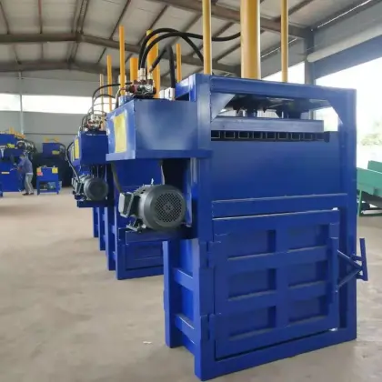 Used clothes scrap clothes baler machine