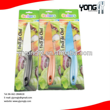 Hot sale 6 inch non stick color knife
