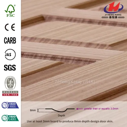 HDF Chicken Wing wood Door Panel