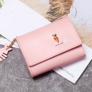 ladies short cute wallet fashionable student short purse clutch mini bag new fashion
