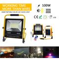 100W Portable LED Solar Flood Light