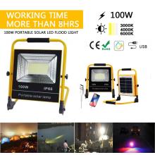 100W Portable LED Solar Flood Light