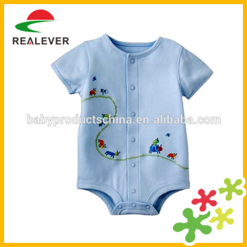 Custom design baby clothes china plain baby rompers