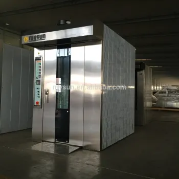 200kg capacity 64 trays rotary oven