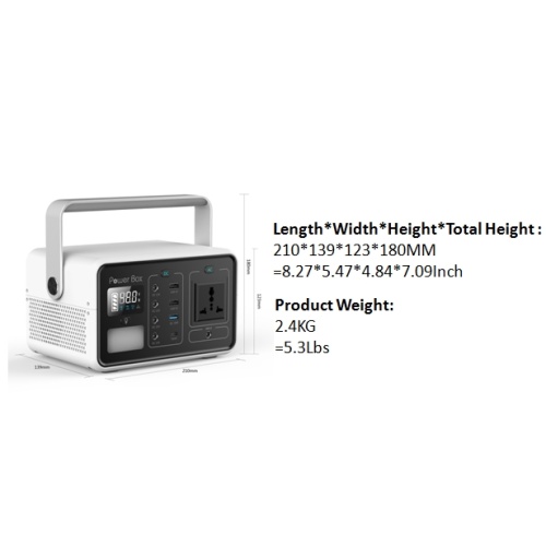 Mini Solar Power Generator with Lithium Battery System