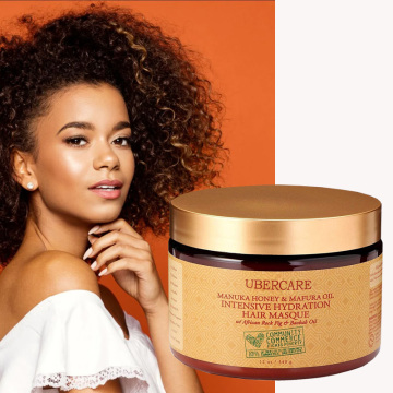 Wholesale Private Label 12oz 340g Manuka Honey & Mafura Oil Deep Conditioner Hair Mask