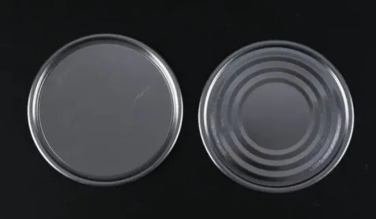 Food grade tinplate bottom cover