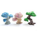 Miniature résine modèle arbres fée jardin paysage plante Mini 3D fée jardin décoration arbre artisanat Micro paysage résine plante