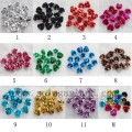 Wholesale Aluminum Rose Flower Beads Jewelry Making Spacer Beads